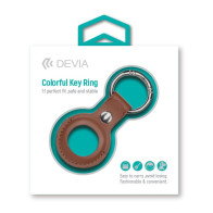 Portachiavi per AirTag Apple in Pelle colore Marrone DESATP123M