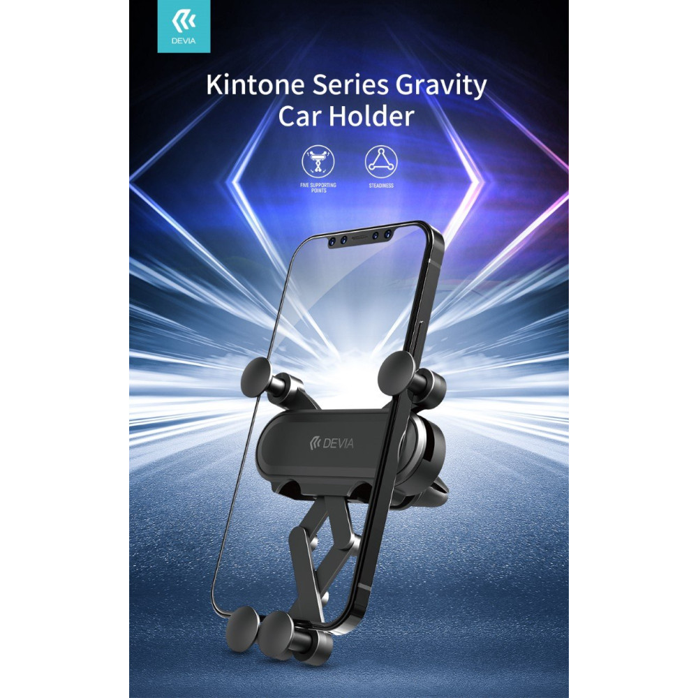 Supporto a gravità Devia Kintone per auto da bocchetta aria DESHGC781B