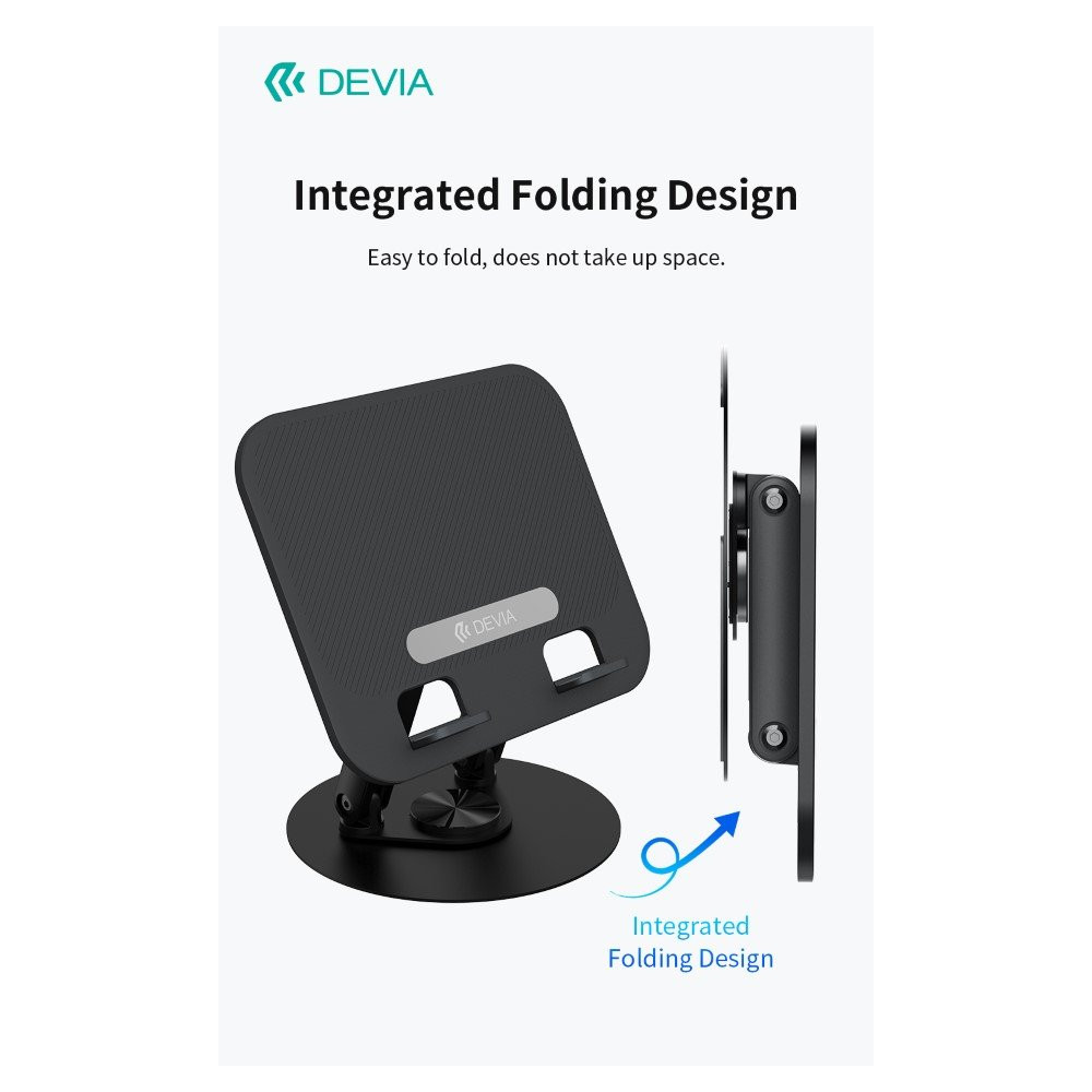 Supporto pieghevole con rotazione a 360° per tablet e laptop DEEL238761B