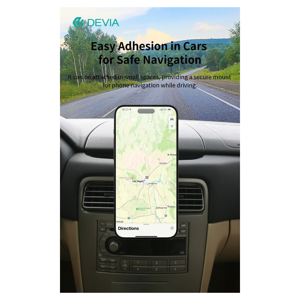 Supporto da auto magnetico per telefono Lite1 Devia DEES088L247