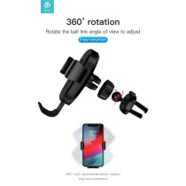 Supporto telefono gravità carica wireless 10W da presa aria DESGW906B