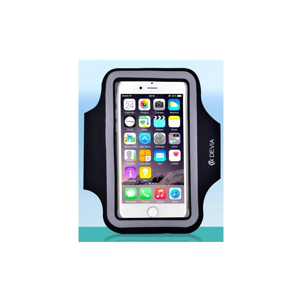 Supporto Universale a Fascia da Braccio per Smartphone Nera DEUS750B