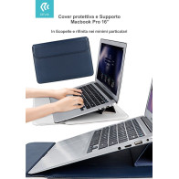 Cover protettiva per Macbook Pro 16'' con Supporto Blu DEMK16372A