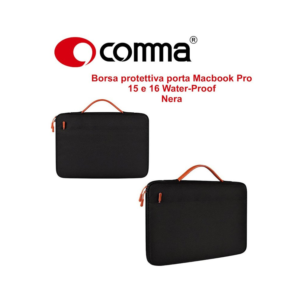 Borsa protettiva Macbook Pro 15.4 e 16 Water-Proof Nera CO1516300B