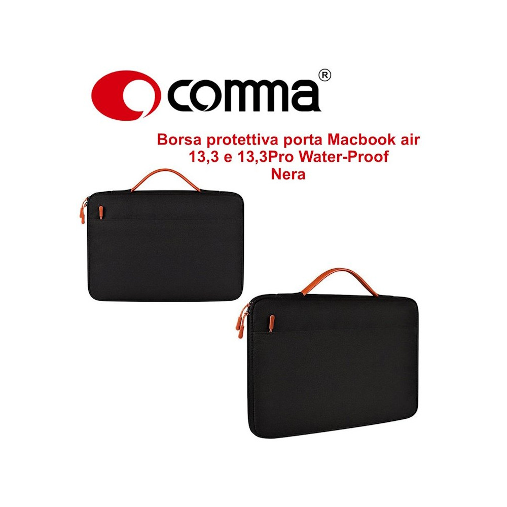 Borsa protettiva Macbook air 13,3 e 13,3Pro Water-Proof Nera CO133P287B