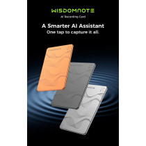 WISDOMUSE NOTE – Dispositivo AI per Registrazione, Traduzione Globale e Sintesi Intelligente Silver DEWNAI054S