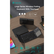 Tastiera e Touchpad bluetooth richiudibile Compatibile Microsoft, Android, Apple DEB033364G