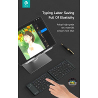 Tastiera bluetooth richiudibile Compatibile Microsoft, Android, Apple DEEL193470G