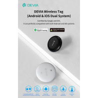 Anti-smarrimento  EM611 Wireless Tag Compatibile Android e iOS Bianco DEEM611A622W