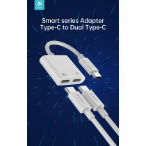 Adattatore Tipo-C per carica e audio connettori Tipo-C DEADCC137