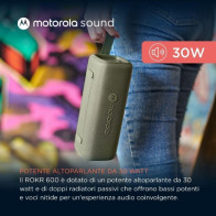 Altoparlante 30W wireless bluetooth Motorola ROKR 600 Verde MXROKR600G