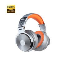 OneOdio Studio Pro 50 Hi-Res Cuffie DJ Cablate c/Microfono Silver/Orange ONEOP5031SO