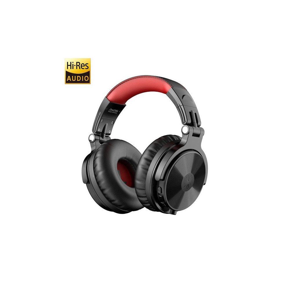OneOdio Studio Wireless C Hi-Res Cuffie DJ Bluetooth 5.0 Red/Black ONEOPC48BR