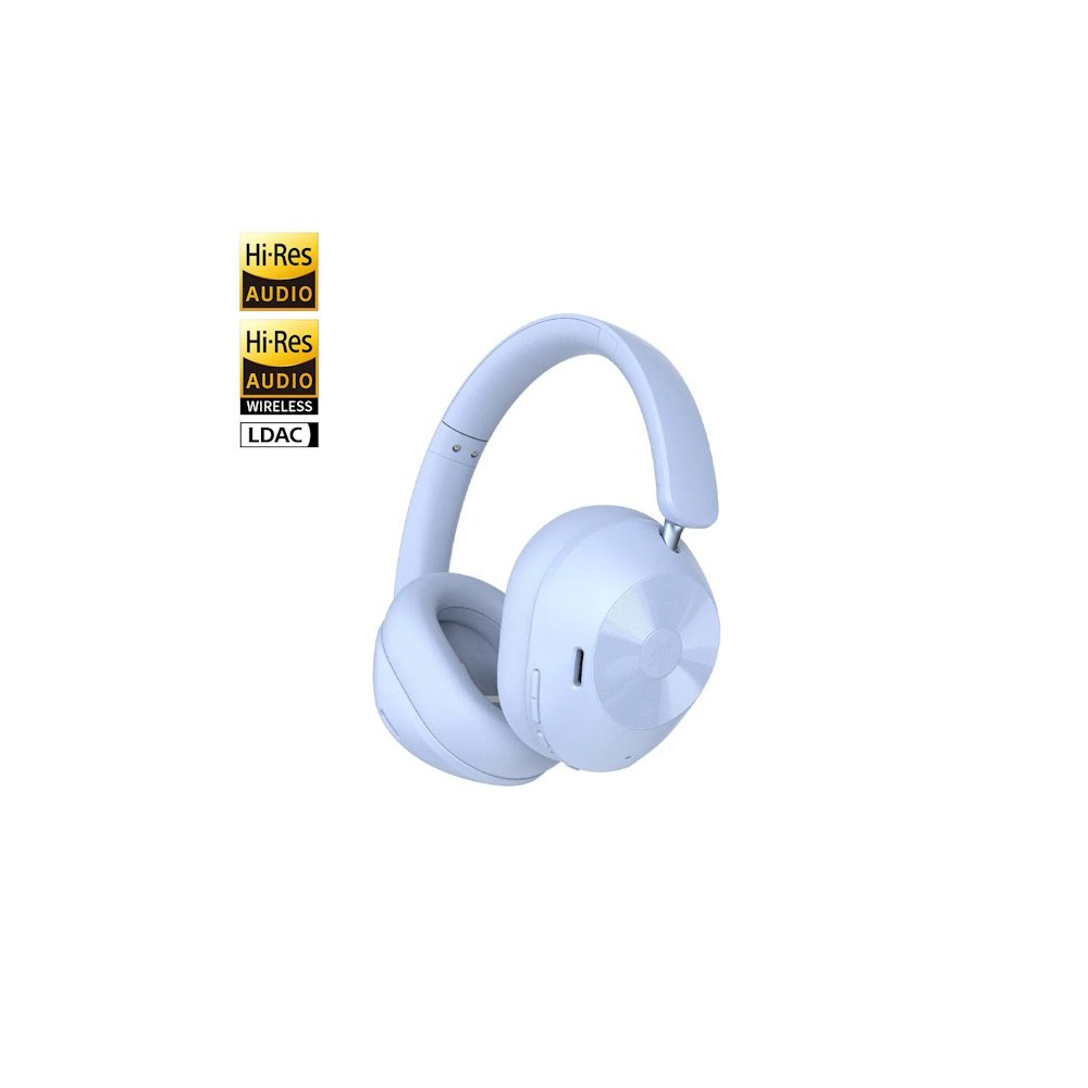 OneOdio Focus A5 Dual Hi-Res CE Cuffie DJ Wireless con ANC Sky Blue ONEOA5547A