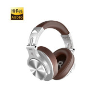 OneOdio Fusion A70 Hi-Res Cuffie DJ Wireless e c/Cavo Silver/Brown ONEOA70038S