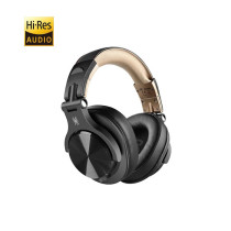OneOdio Fusion A70 Hi-Res Cuffie DJ Wireless, Cavo e Microfono Gold/Black ONEOA7035BG
