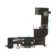 Connettore Dock Carica Originale Audio per iPhone 5S Nero RCIPH5SDKB