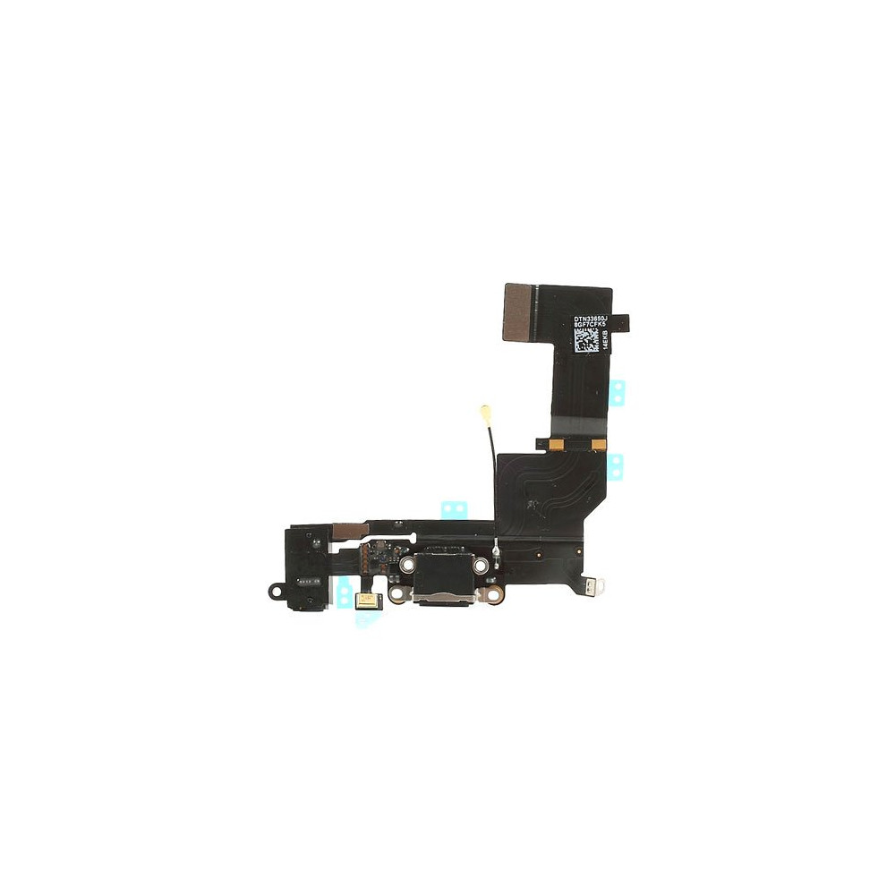 Connettore Dock Carica Originale Audio per iPhone 5S Nero RCIPH5SDKB