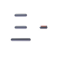 Pulsanti Volume+Mute+Power On/Off per iPhone 11 Viola SPIP1136