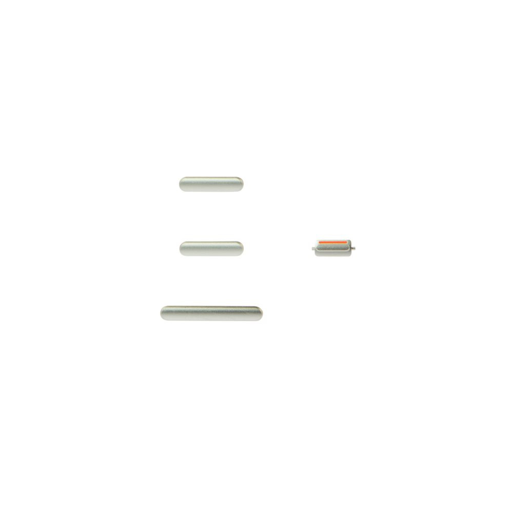 Pulsanti Volume+Mute+Power On/Off per iPhone 11 Bianchi SPIP1133