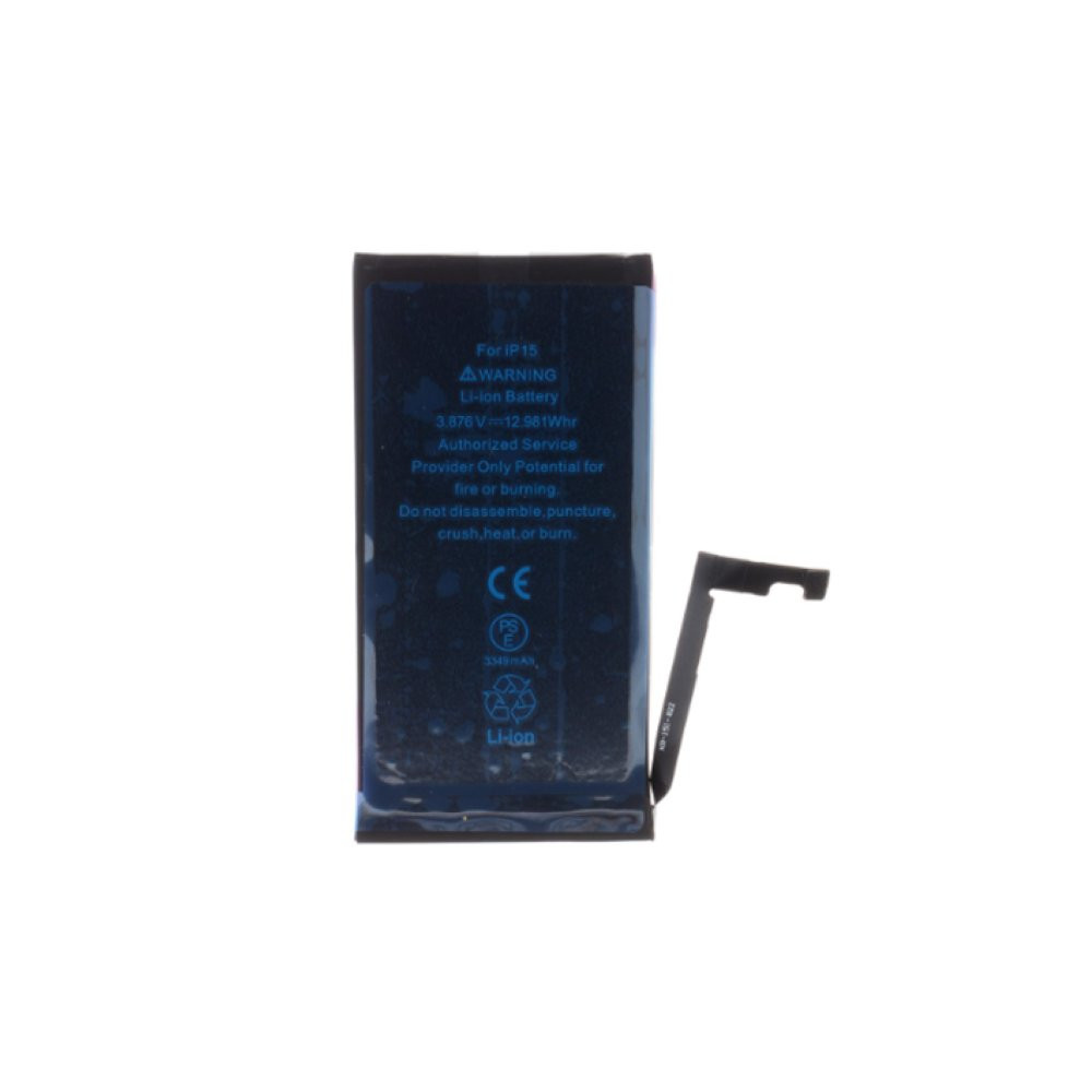 Batteria per iPhone 15 3349mAh Li-Ion resettata diagnostica RCIP79812
