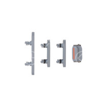 Set pulsanti laterali per iPhone 15/15 Plus blu RCIP150586