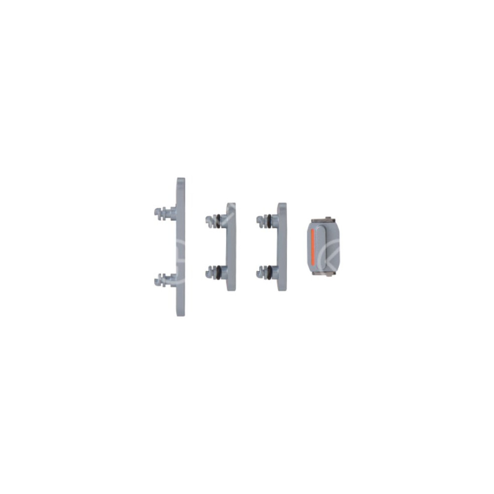 Set pulsanti laterali per iPhone 15/15 Plus blu RCIP150586