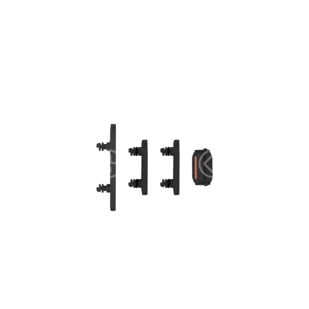 Set pulsanti laterali per iPhone 15/15 Plus nero RCIP150590