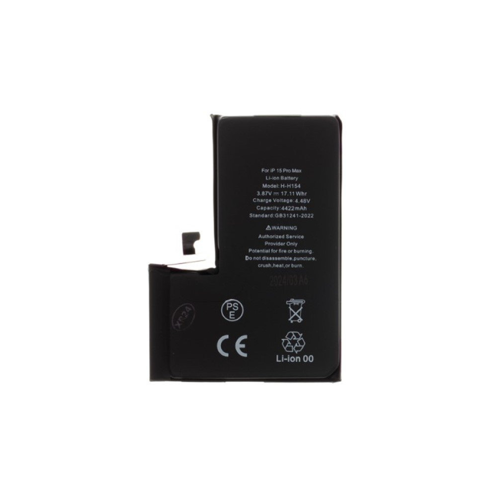 Batteria per iPhone 15 Pro Max 4422mAh Li-Ion (Bulk) RCIP49457