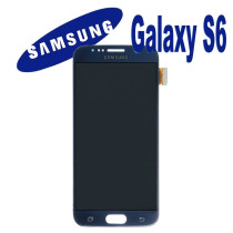 LCD + TOUCH ORIGINALE PER GALAXY S6 NERO GH97-17260A RCSAS6LCB
