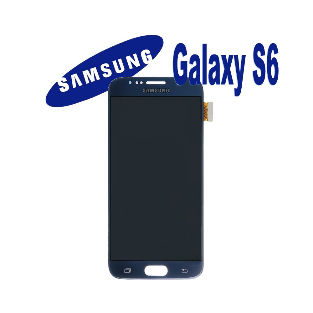 LCD + TOUCH ORIGINALE PER GALAXY S6 NERO GH97-17260A RCSAS6LCB