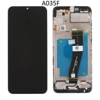 LCD Originale Samsung A035F Galaxy A03 Europa Nero S.Pack RCSAA03ELCB