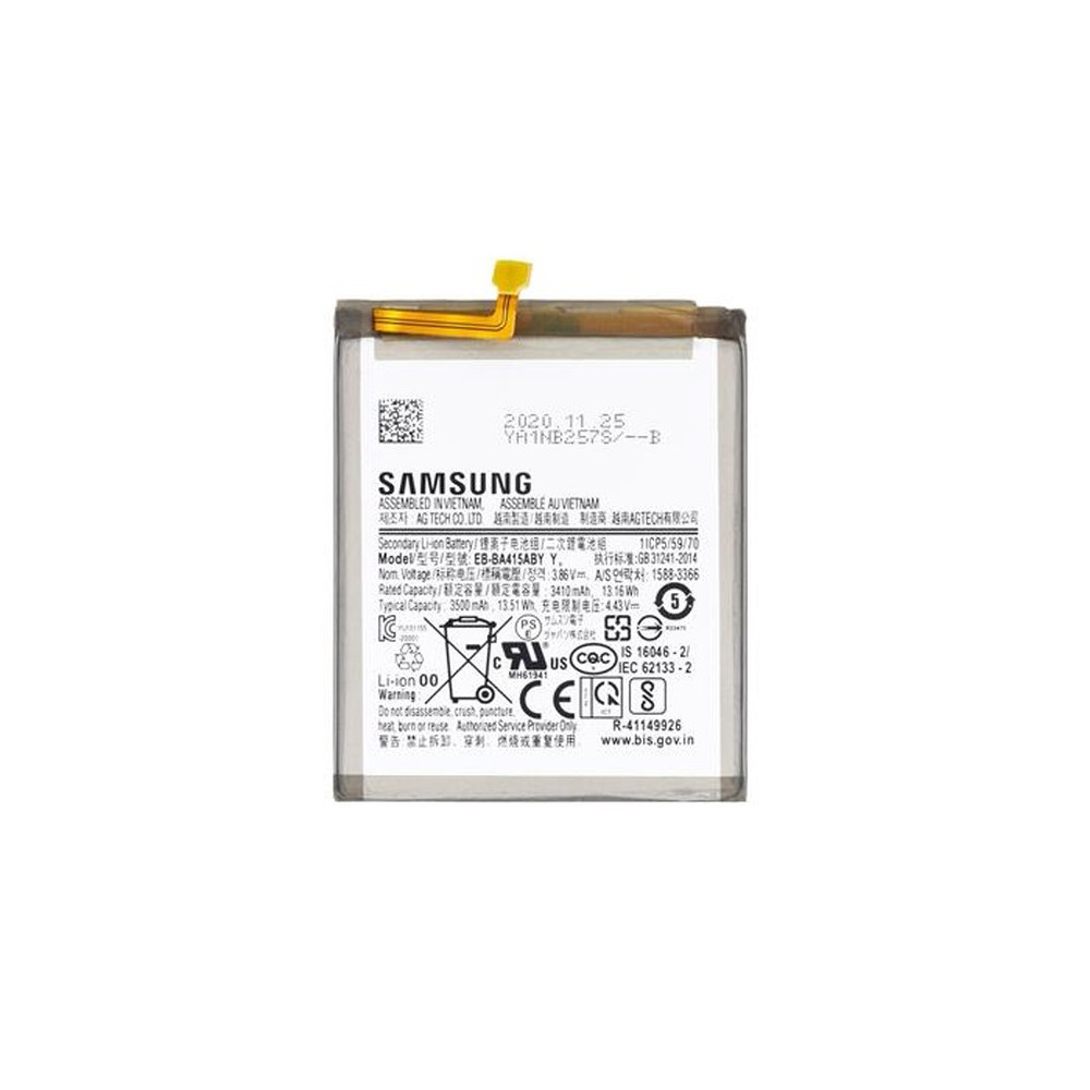 EB-BA415ABY Samsung A41 Battery Li-Ion 3500mAh SM-A415F Bulk RCBA415ABY