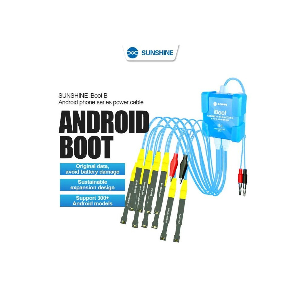 Sunshine iBoot B cavo di alimentazione cc per avvio smartphones Android RCRP250994