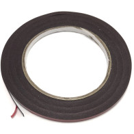 Nastro in Schiuma biadesiva polietilenica 0.5mm x 2mm x10m RCADT052M