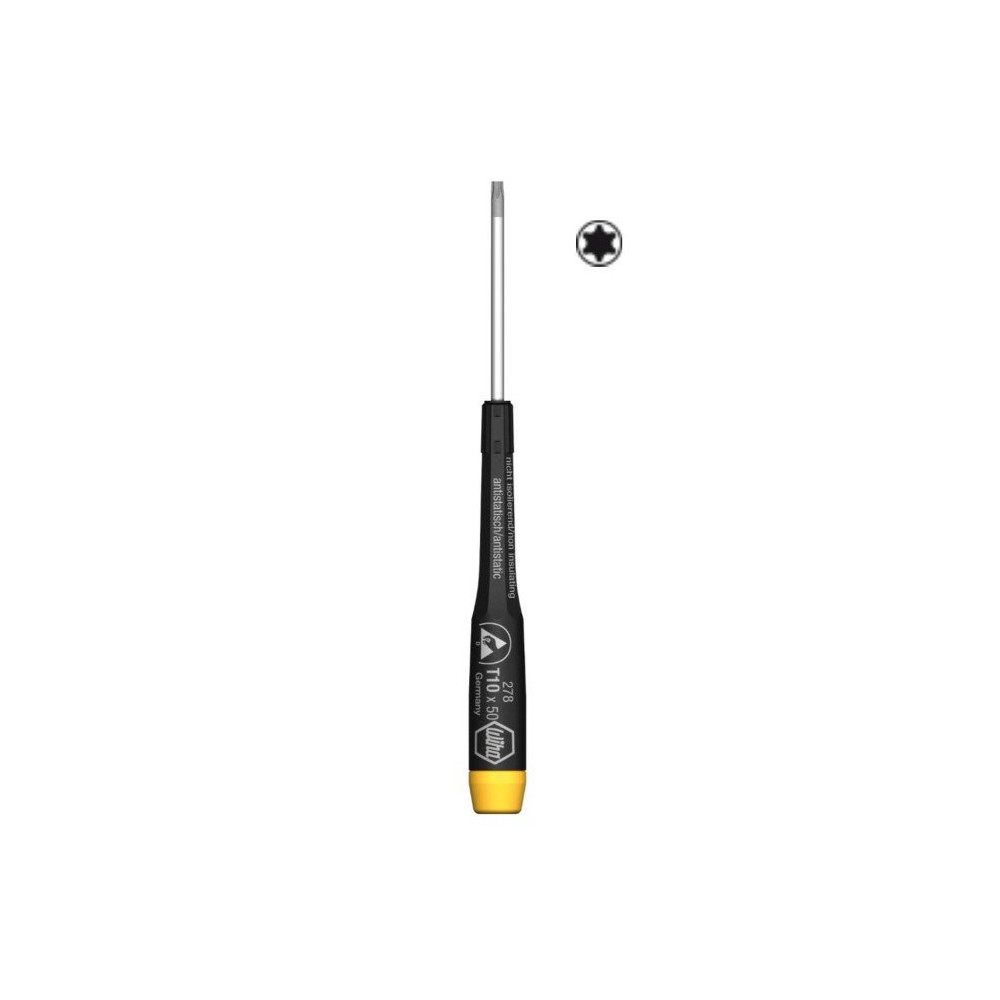 278R Precision ESD T9 x 50 mm Cacciavite di precisione ESD WH27750