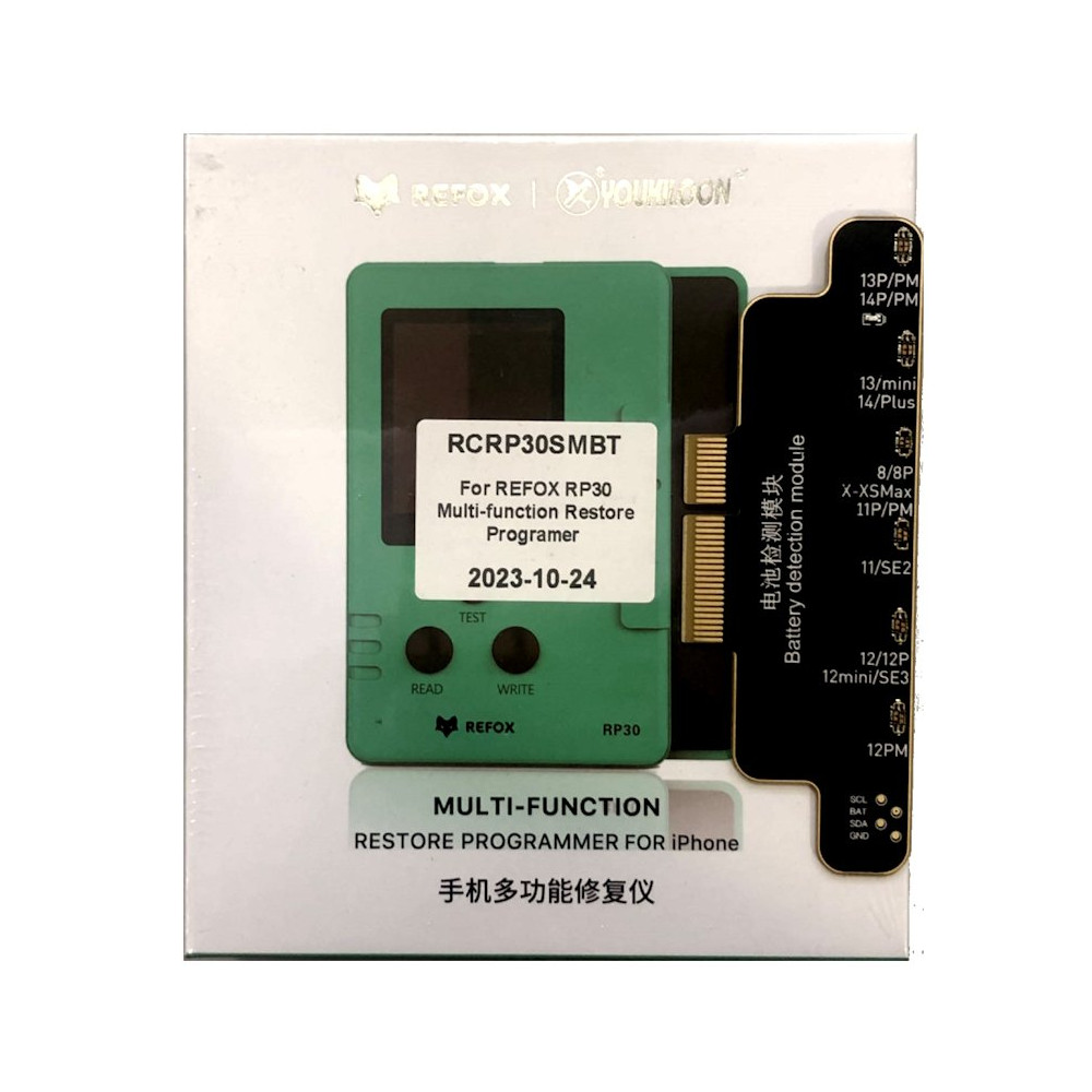 Programmatore RP30 con Modulo Batterie per iPhone 8/14PM RCRP30SMBT