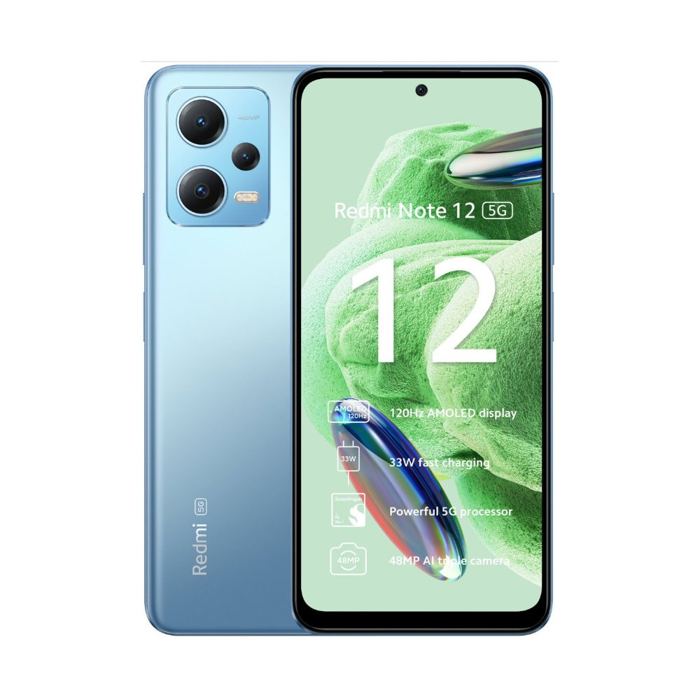 XIAOMI Redmi Note 12 5G Ice Blue - Brand DSMIRMN125128BL