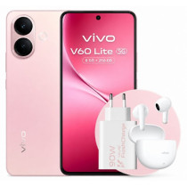 Vivo V60 Lite 5G Special Pack Pink + Buds Air 3 e Alimentatore DSVIV60LI256V