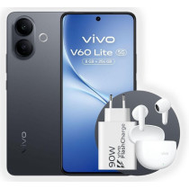 Vivo V60 Lite 5G Special Pack Black + Buds Air 3 e Alimentatore DSVIV60LI256BK