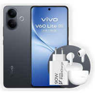 Vivo V60 Lite 5G Special Pack Black + Buds Air 3 e Alimentatore DSVIV60LI256BK