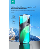 Pellicola protettiva vetro temperato 3D per iPhone 14 Plus DETGIP14S356