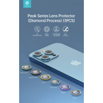 Proteggi lenti diamantate iPhone14P&14PM Cornice Blue DEPL14PM813A