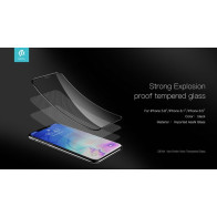 Protezione in vetro temperato Full per iPhone SE2 Bianca DETGFSE2212W