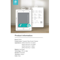 Protezione schermo in vetro temperato per iPad Pro 11 2021 DETGIP3P733