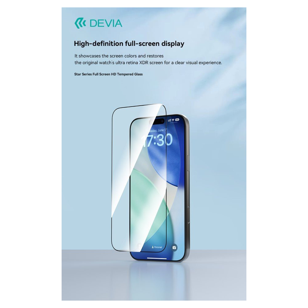 Pellicola protettiva in Vetro temperato HD Full per iPhone 17 Air DESIP17A467
