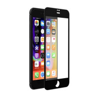 Pellicola Vetro temperato Full 0.18 mm per iPhone 7 / 8 Nera DETGF87273B
