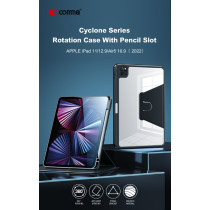Cover per iPad 10 10.9 2022 con rotazione e supporto Viola COIP1022389R
