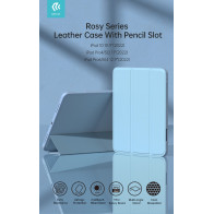 Cover Rosy per iPad 10 10.9 2022 con supporto Pencil Azzurra DEIP10L287A