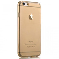 Cover for Iphone 6-Super Slim 0,5mm TPU Crystal Champagne DENAKE334C